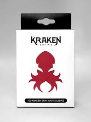 Kraken Skins Crimson Red Matte Sleeves